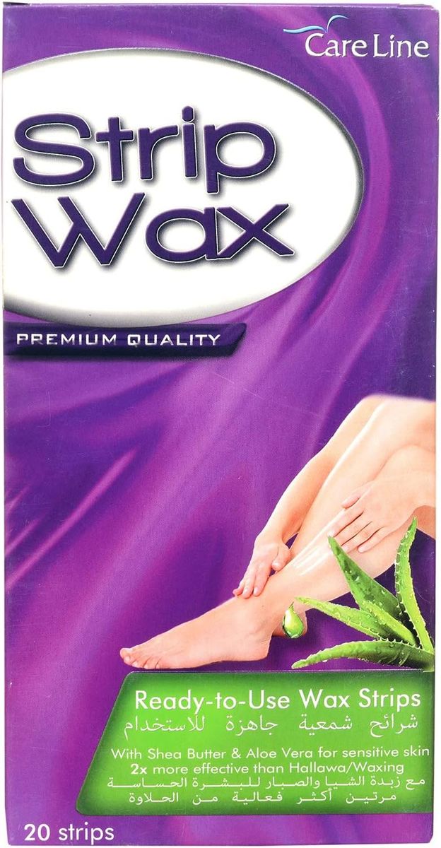 Care Line Strip Wax, 20 Count