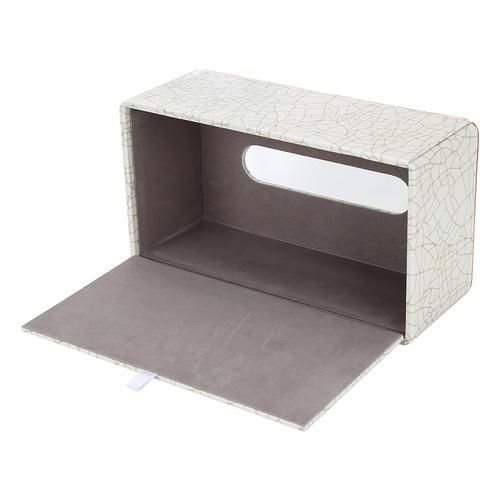 L Size Marble Faux Leather Tissue Box Cover Holder Mint Green Elegant Royal Car Home Napkin Towel Tissue Holder