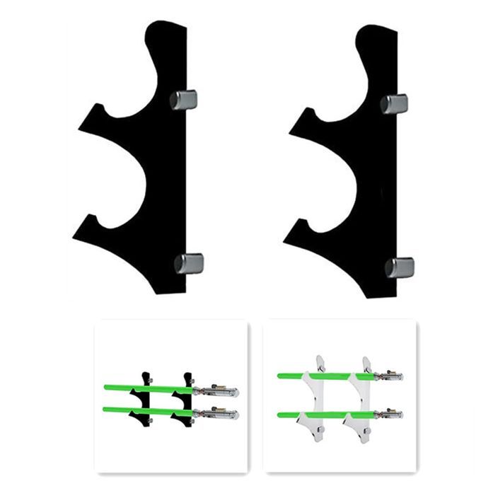 Holder Stand Wall Mount Samurai Display Katana 9x20cm Black