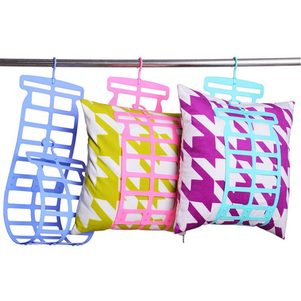 Multiuse Home Flexible Assembled Pillow Toys Doll Blue