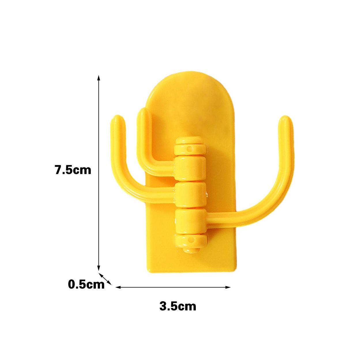 Bag Hook 3-hook Sundries Storage Hanger Yellow