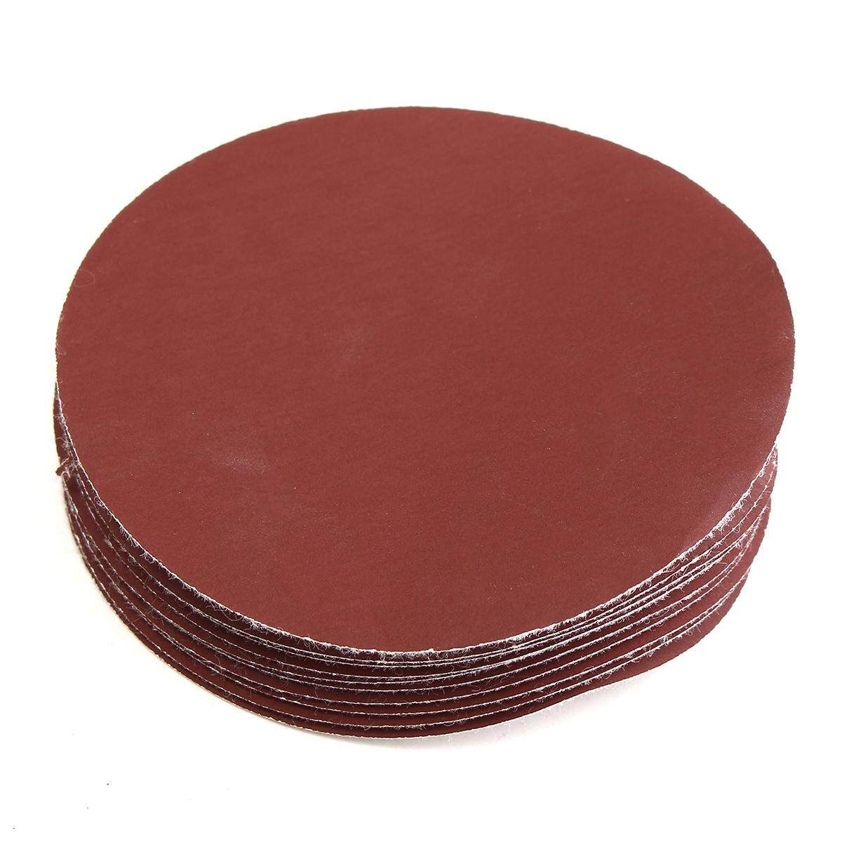 10Pcs 4'' Sanding Disc Sandpaper Hook Loop 1000 + Backer Pad With Drill Adapter