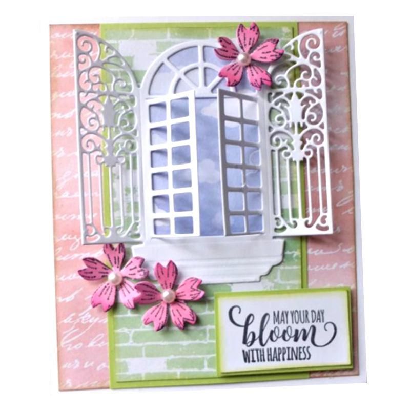 Reunion New Design Craft Metal Die Cuts Cutting Die Flower Switch Window Scrapbooking Album Paper Card Craft Embossing Die Cuts