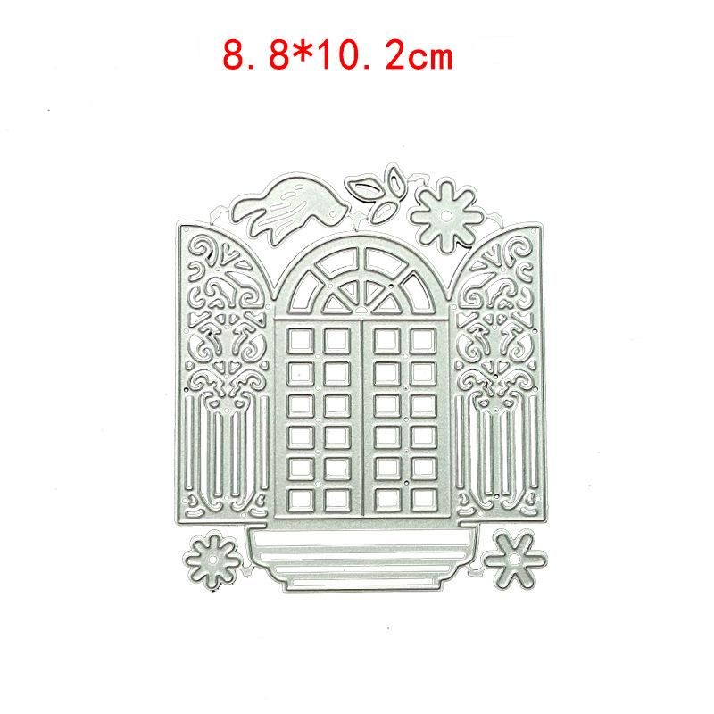 Reunion New Design Craft Metal Die Cuts Cutting Die Flower Switch Window Scrapbooking Album Paper Card Craft Embossing Die Cuts