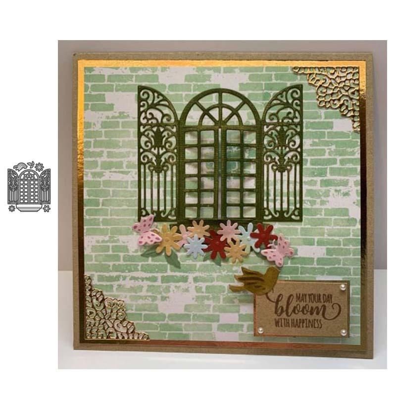 Reunion New Design Craft Metal Die Cuts Cutting Die Flower Switch Window Scrapbooking Album Paper Card Craft Embossing Die Cuts