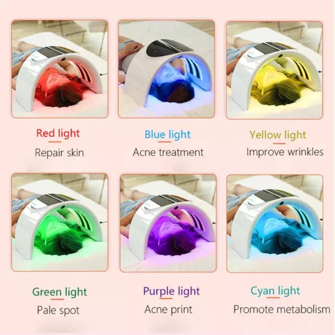PDT Machine 7 Colour Face Led Light Therapy Skin Beauty Equipment