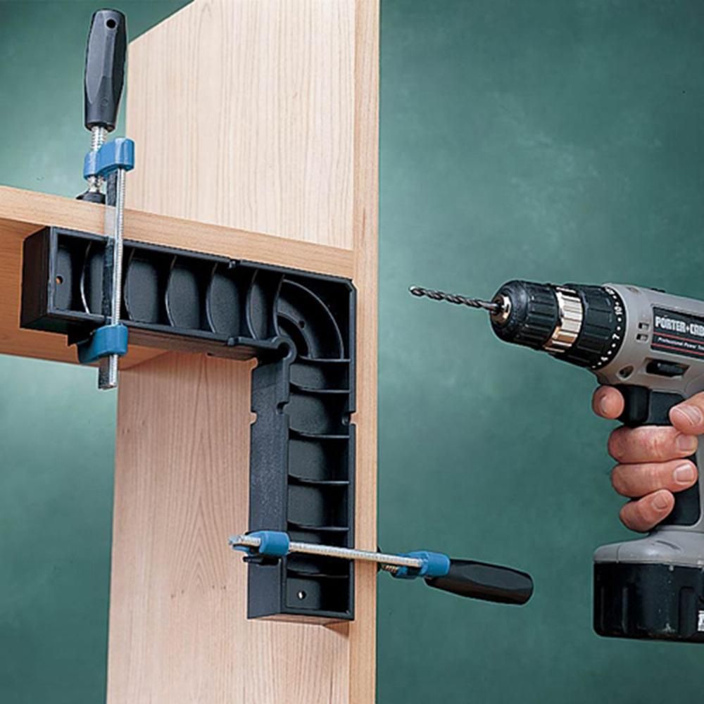 2pcs Plastic Precision 90°Right Angle Positioning Block Jig Clamp for Wood Working