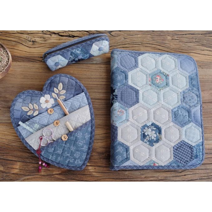 3pcs Storage Bag Quilting Template Patchwork Quilt Ruler Pattern Maker