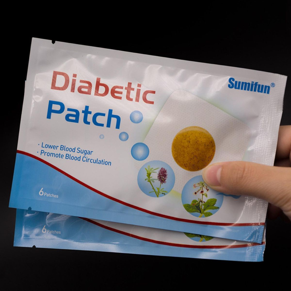 6 Pcs /Bag Diabetes Patch Stabilizes  Sugar Level Balance