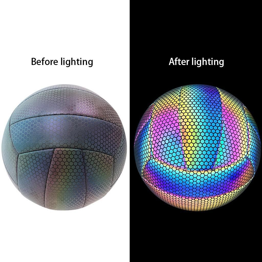 Holographic Glowing Reflective Volleyball - Volleyball