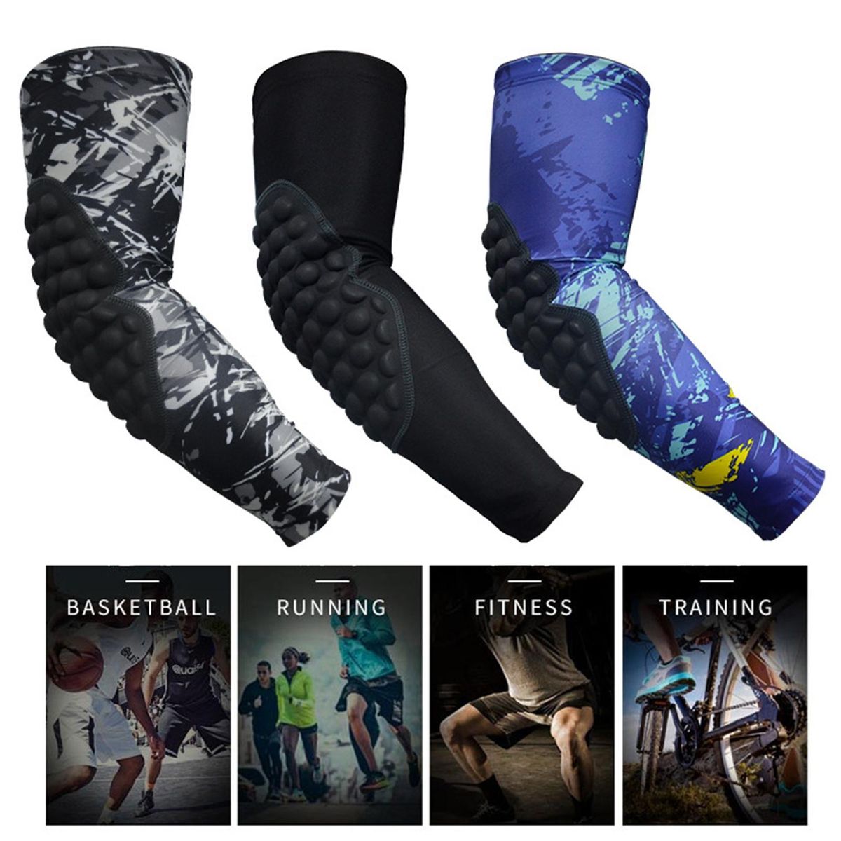 Sports Elbow Brace Elbow Support for Sports Black