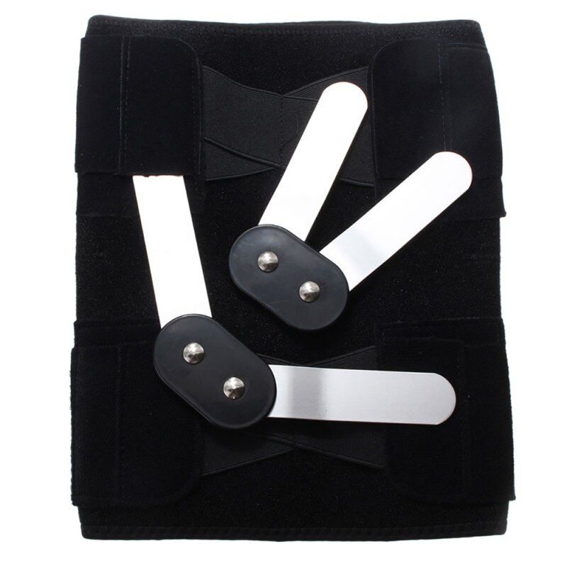Adjustable Knee Brace Leg Compression Sleeve Hole Hinge