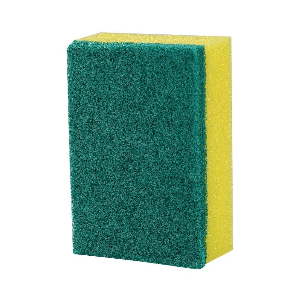 20pcs Multi-purpose Double-faced Sponge Scouring Pads Dish