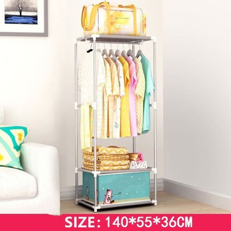 Clothes Rack Shoe Rack Wardrobe Closet Portable Shoe Organizer Assembly