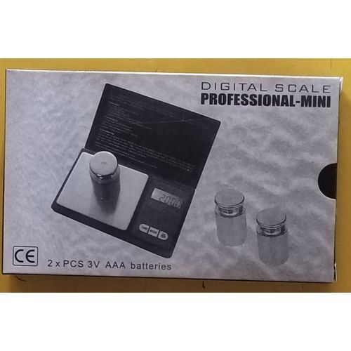 Mini POCKET DIGITAL SCALE L. C. DISPLAY 500g/0.1g