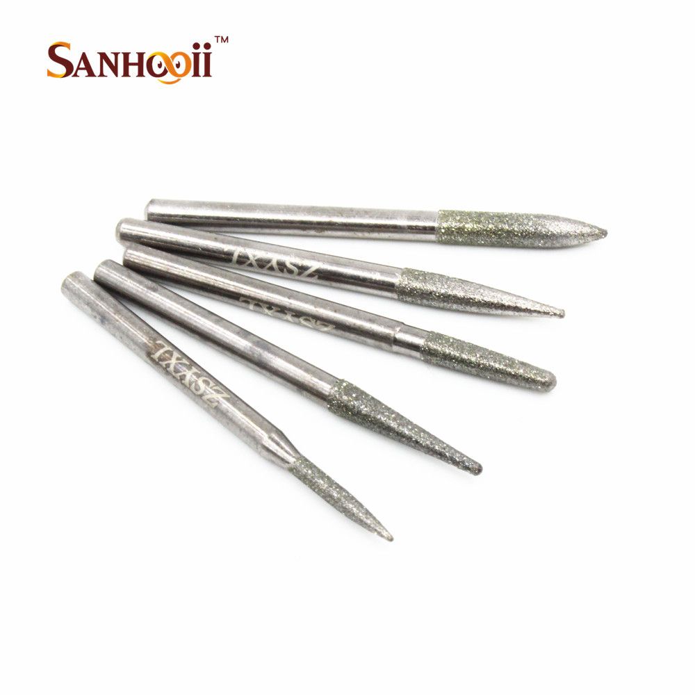 Sanhooii 30pcs/set Emery Coat Engraving Drill Bit