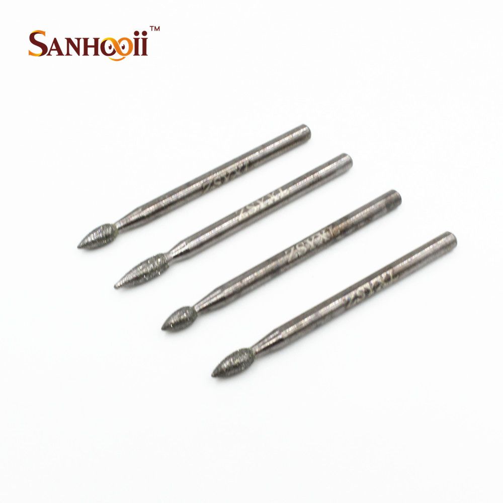 Sanhooii 30pcs/set Emery Coat Engraving Drill Bit