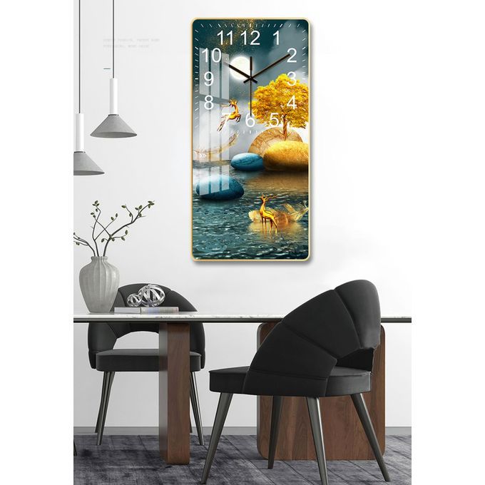60CM X 29.8CM Luxury Portrait Wall Clock/Silent Movement