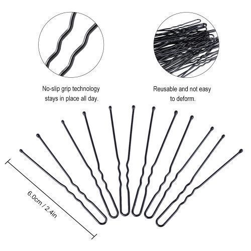 24 PCS Bobby Pins Invisible Hair Clips Wig Salon Tools