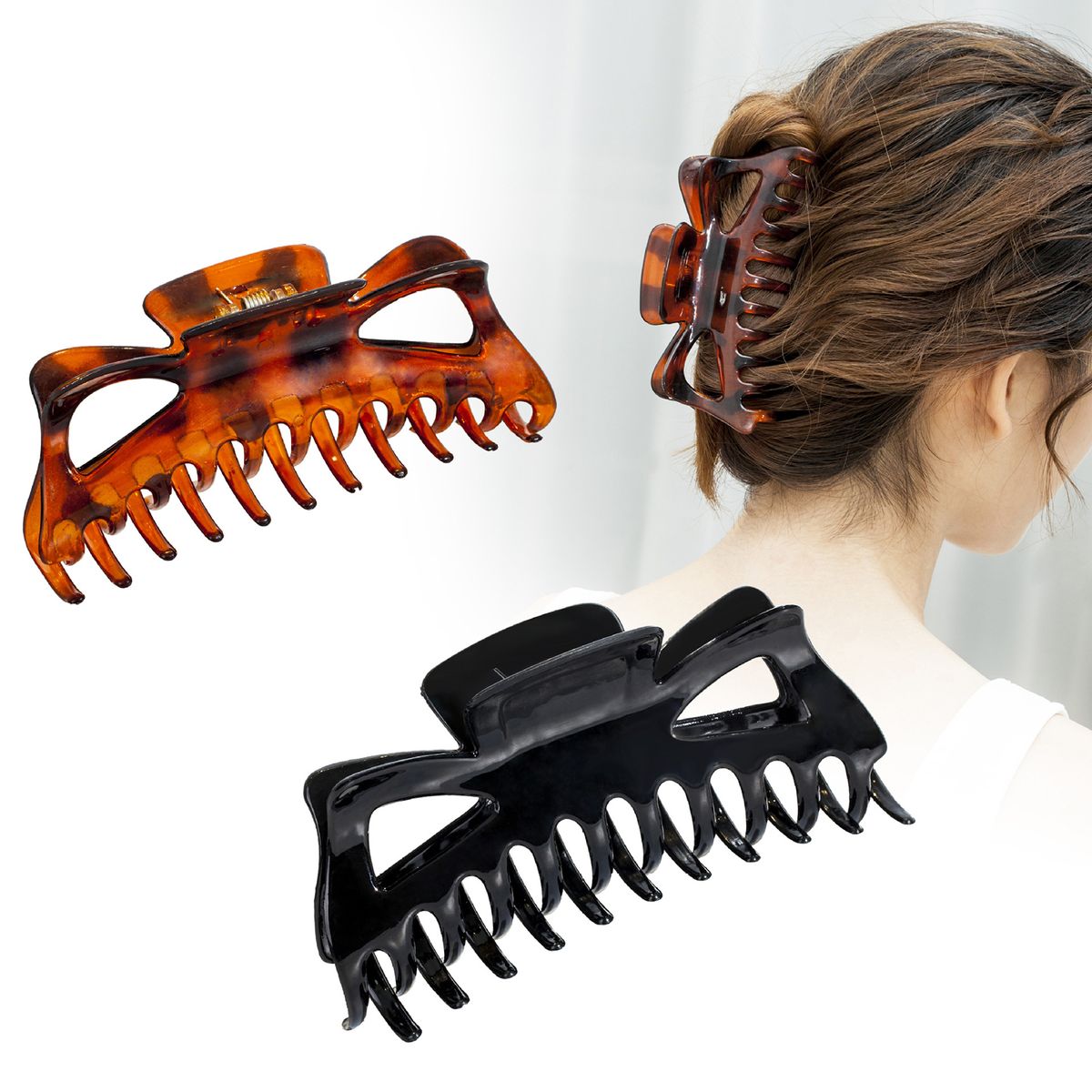 Large Hair Claw Clips Grip Clamps Hair Accessory For Women