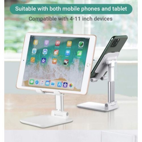 Metal Desktop Tablet Phone Holder Foldable Extend Phone Stands Mounts