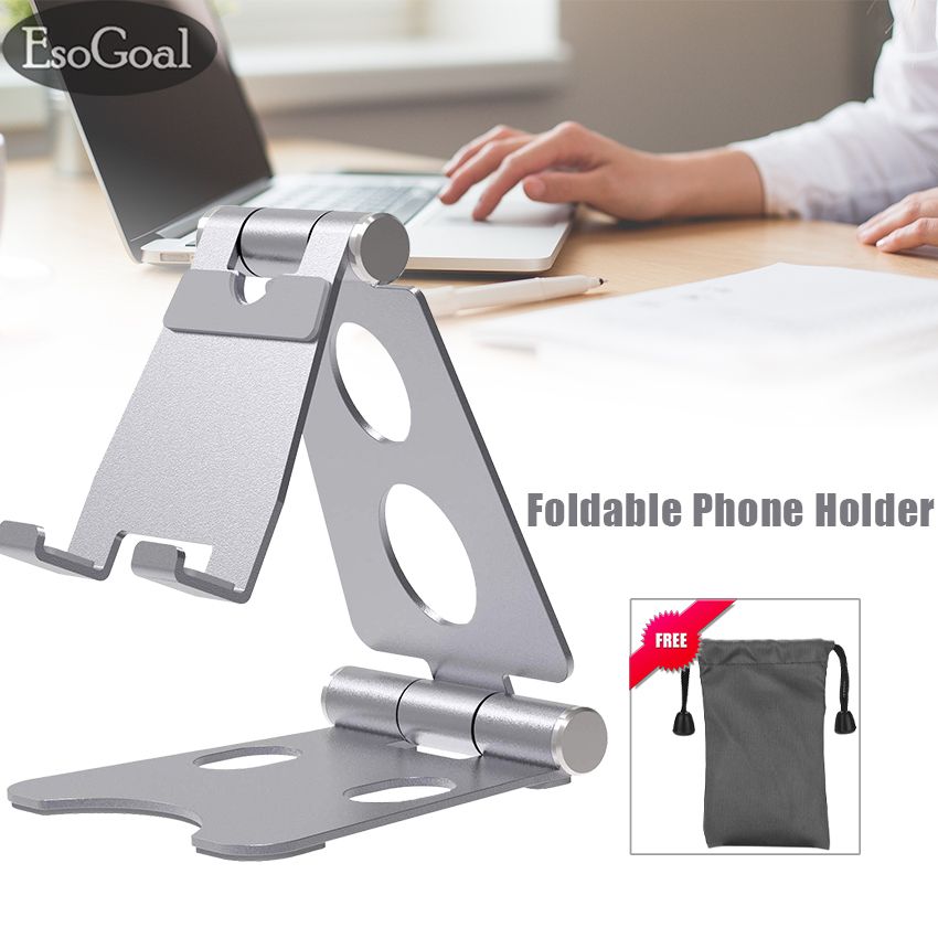 EsoGoal Adjustable Foldable Phone Holder Aluminum Stands