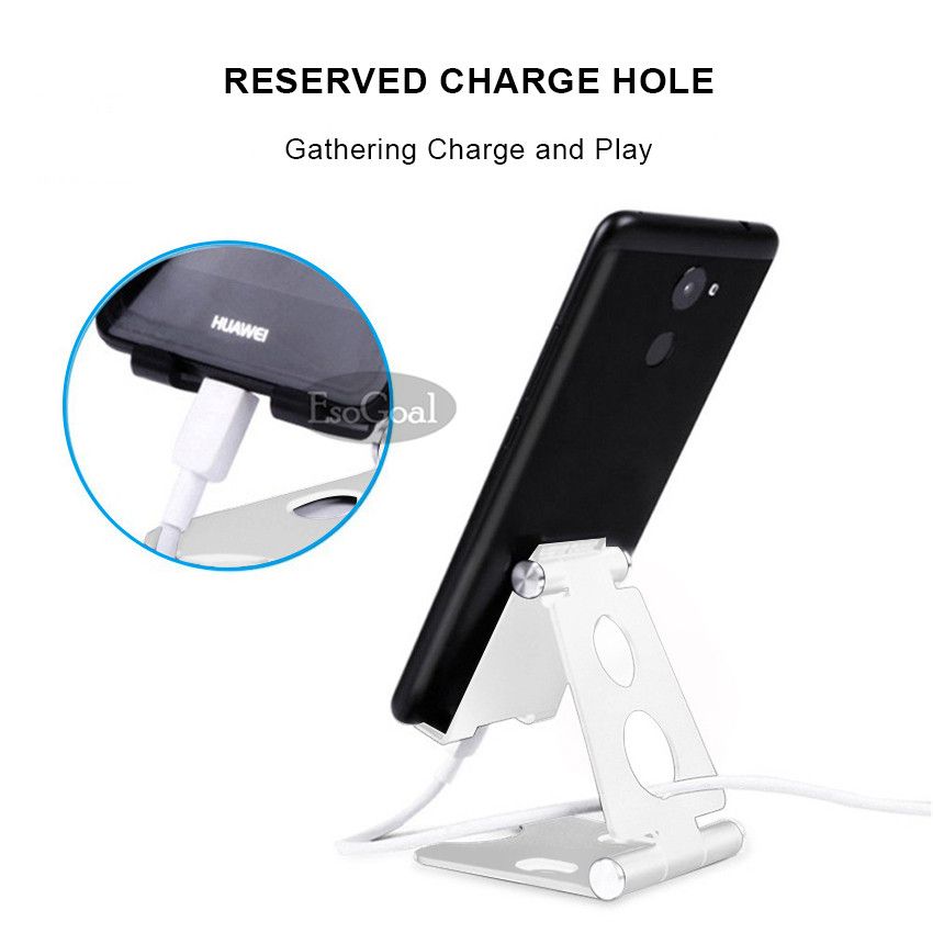 EsoGoal Adjustable Foldable Phone Holder Aluminum Stands