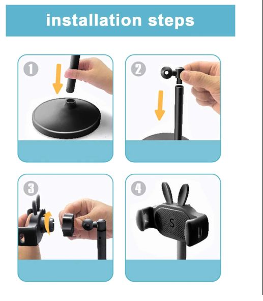 Desktop Adjustable Mobile Phone Holder Netflix Zoom Tiktok