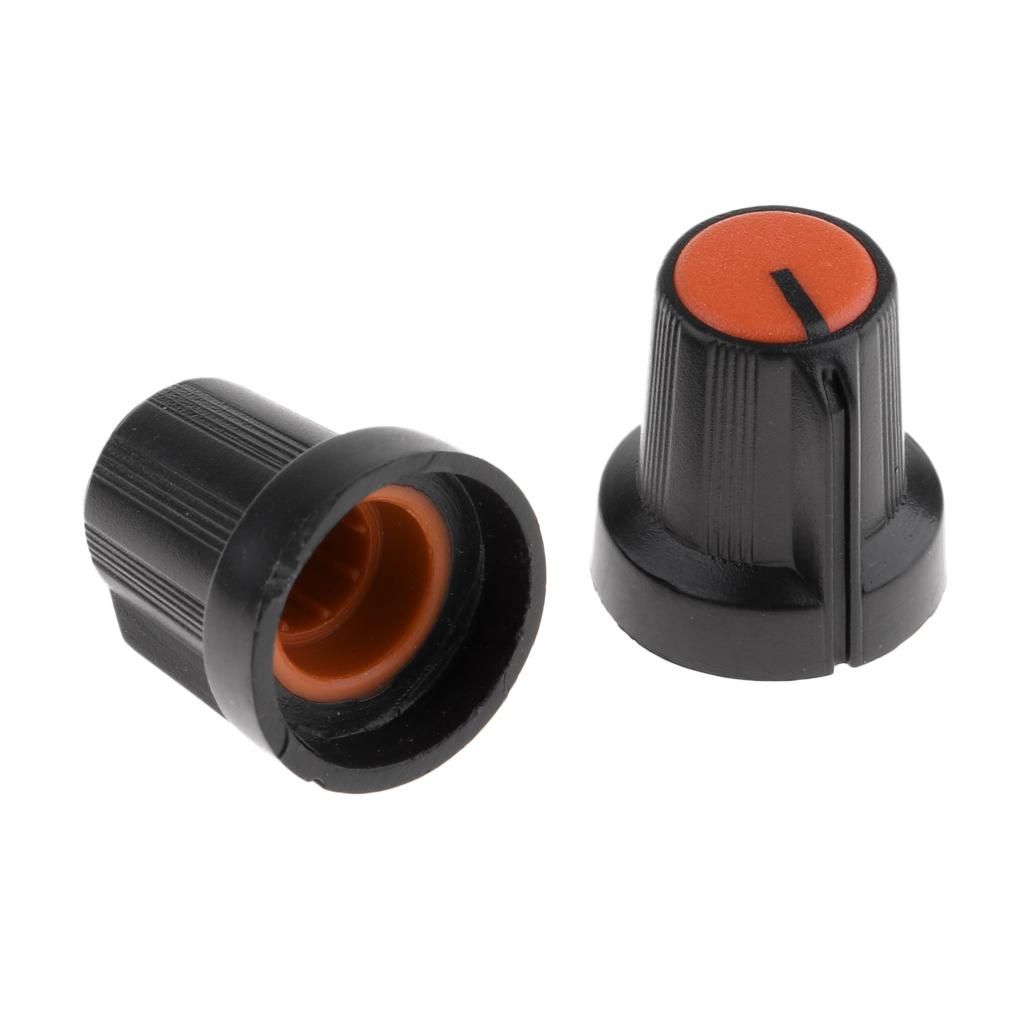 100 Pieces Potentiometer Knobs / Volume Amplifier Knob Cap For Orange