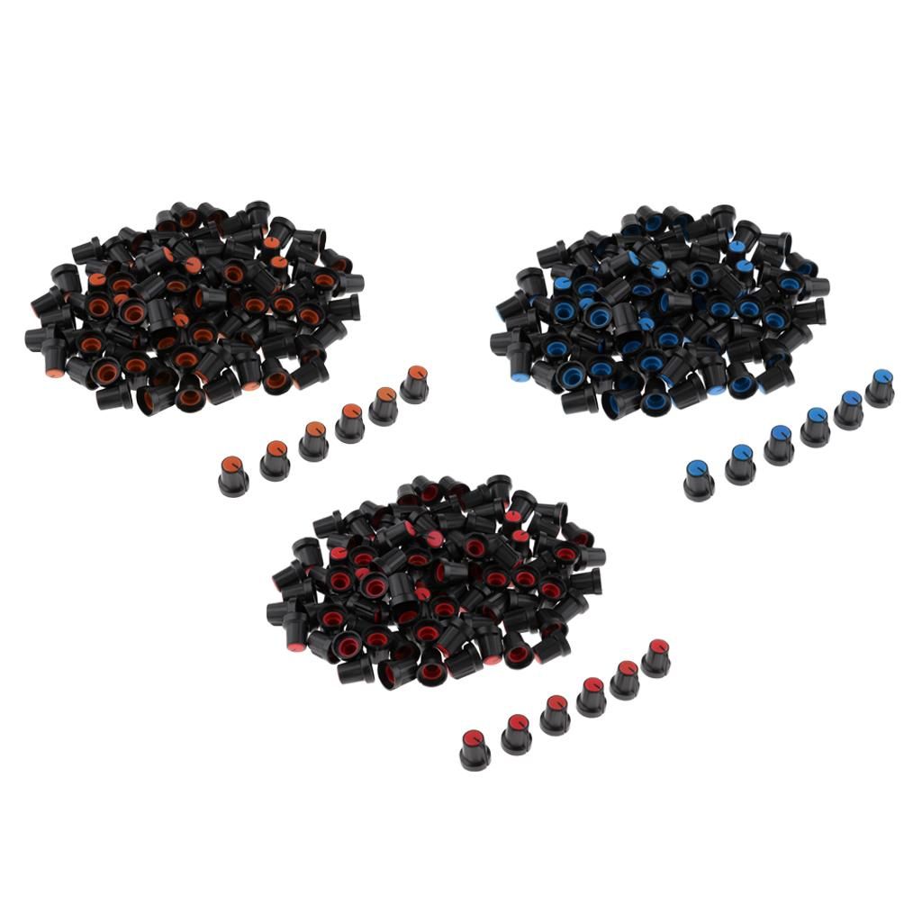 100 Pieces Potentiometer Knobs / Volume Amplifier Knob Cap For Orange