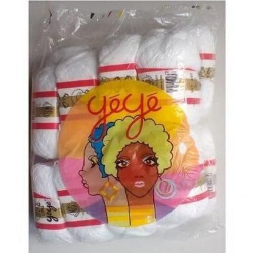 16 PIECES KNITTING/ CROTCHET WOOL AND YARN (White)