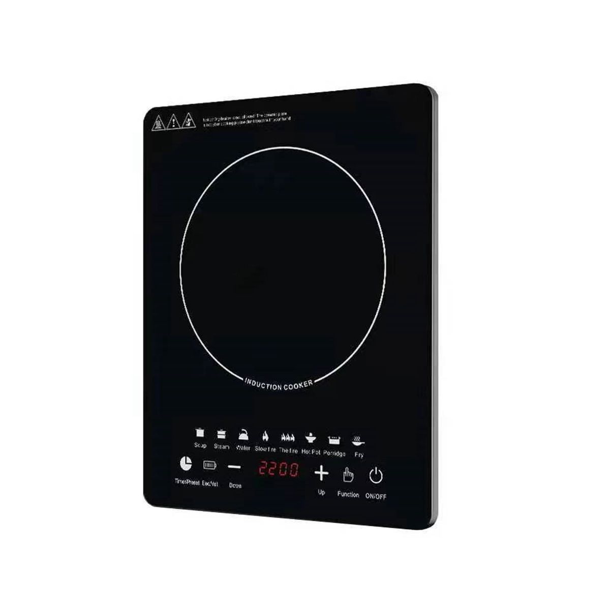 Portable Induction Cooktop 8Temp Touch Burner Cooker
