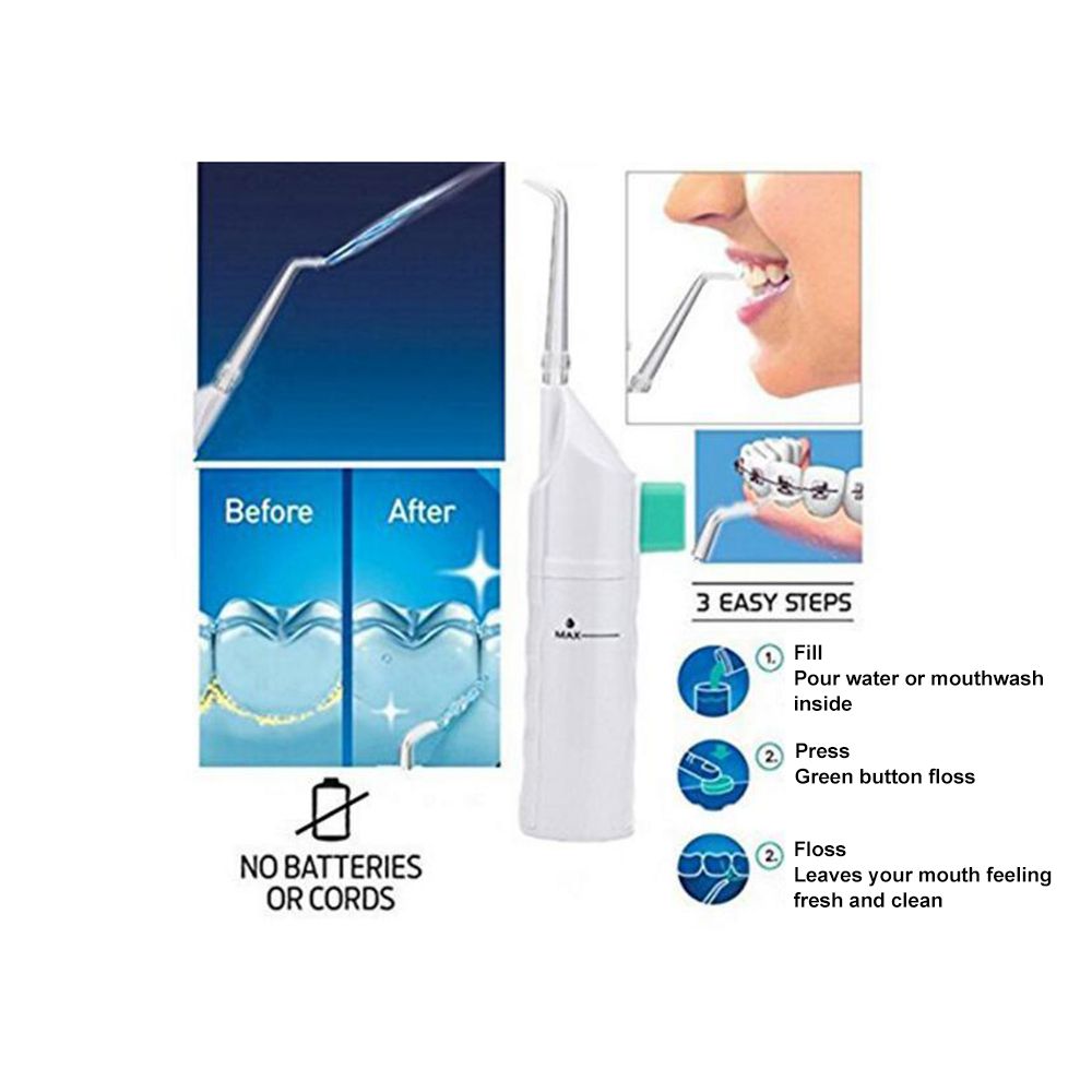 Oral Irrigator Water Flosser Portable Dental 40ml Water