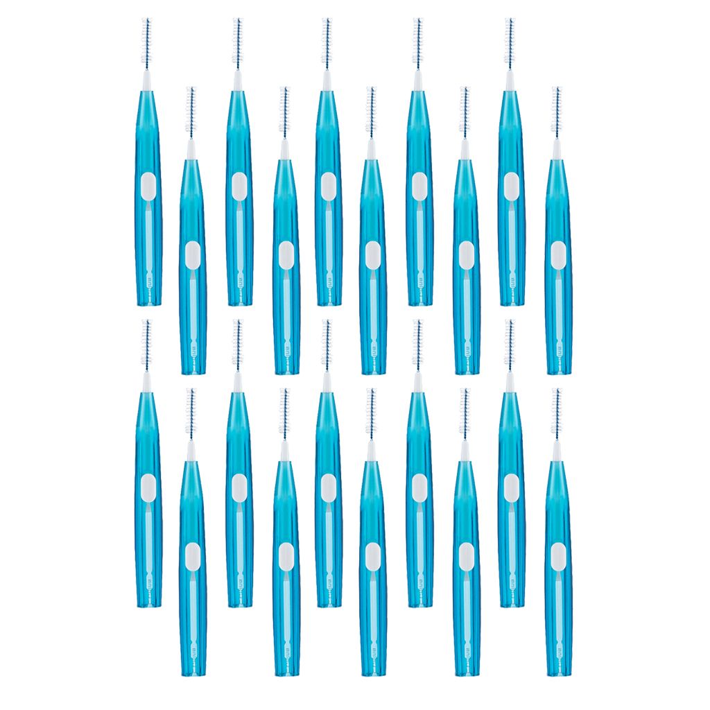 20 Pieces Soft Interdental Brushes Teeth Crowns Cleaner Stains Remover