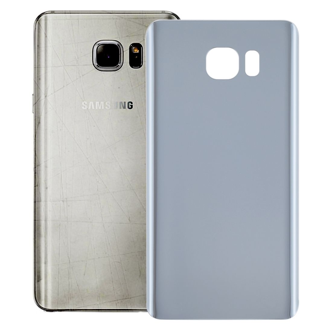 IPartsBuy For Samsung Galaxy Note 5 / N920 Battery Back Cover Replacement(Silver)