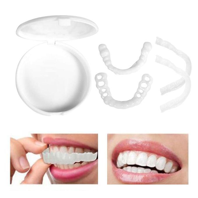 Smiling Snap False Teeth Veneers Tooth Upper+Lower Teeth