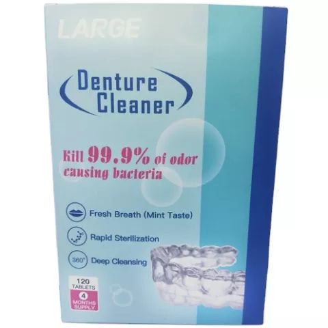 Retainer And Denture Cleaner - 120 Tablets