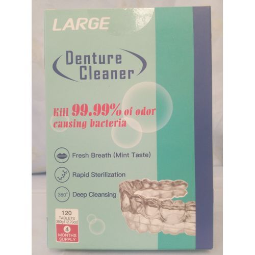Retainer And Denture Cleaner - 120 Tablets