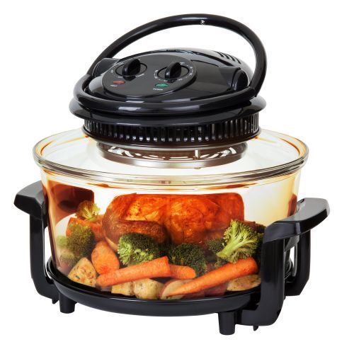 17 Litre Black Premium Convection Halogen Oven Cooker