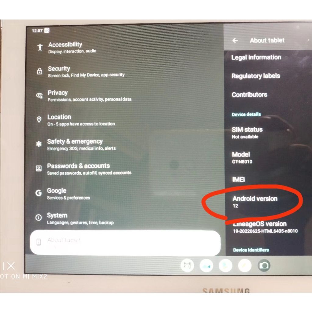 Android 12.0 - Samsung Galaxy Note 10.1 Support Google Meet And Online Classs PAD