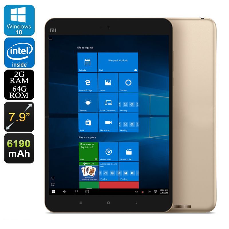 Mi Pad 2 16 Or 64GB Windows 10 OS Tablet