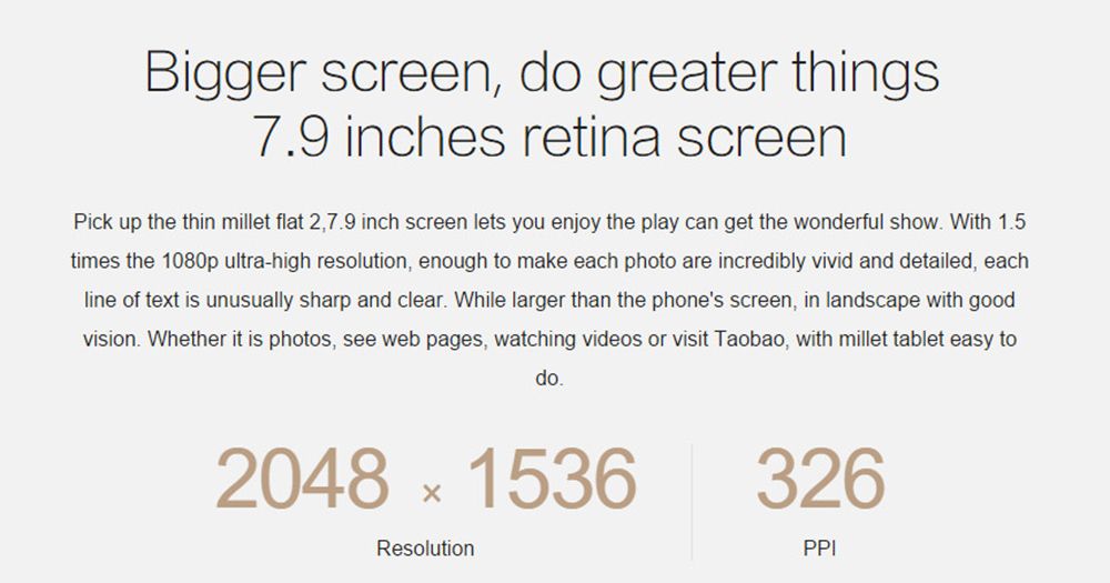 Mi Pad 2 16 Or 64GB Windows 10 OS Tablet