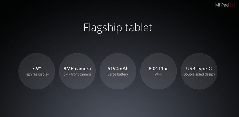 Mi Pad 2 16 Or 64GB Windows 10 OS Tablet