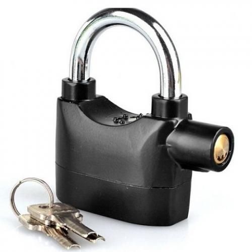 Alarm Padlock - Black