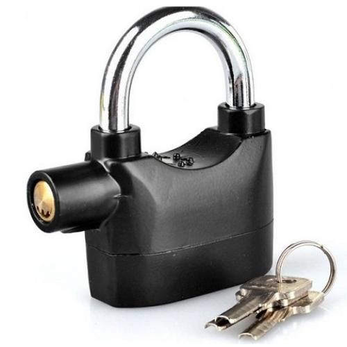 Alarm Padlock - Black