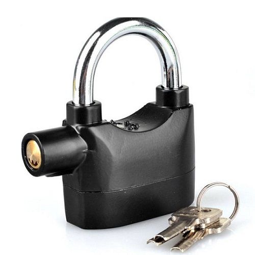Alarm Padlock - Black