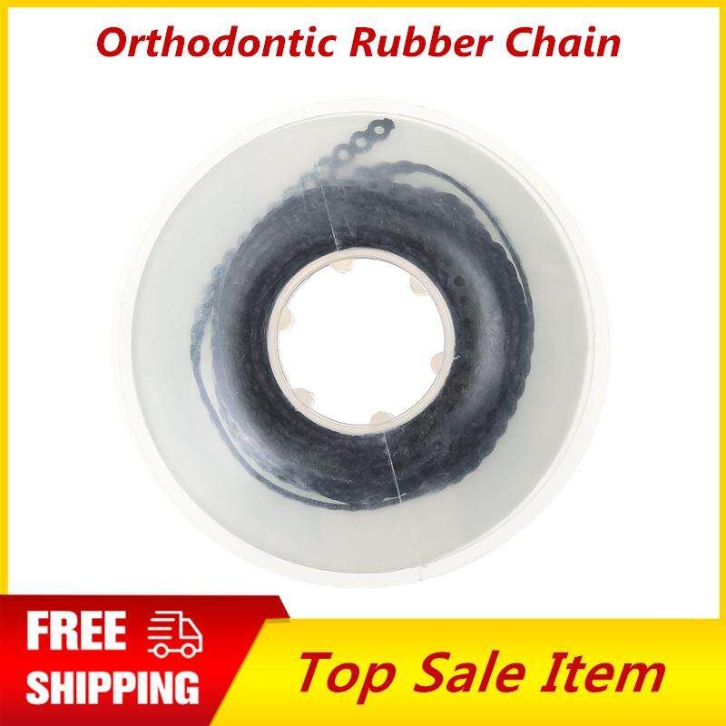 1pcs Dental Orthodontic Continuous Elastolink Elastic Hyperdynamic Chain Black