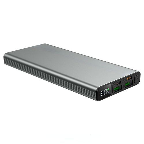 10000mAh Ultrathin Portable Power Banks 2 Outputs-Black