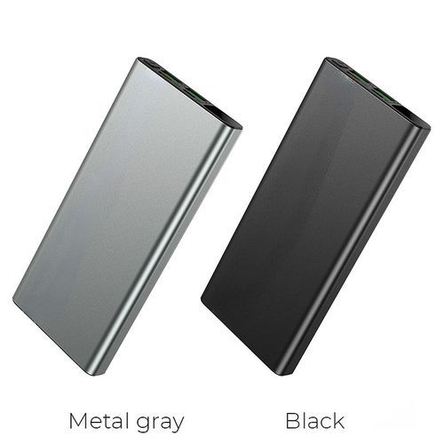 10000mAh Ultrathin Portable Power Banks 2 Outputs-Black
