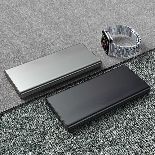 10000mAh Ultrathin Portable Power Banks 2 Outputs-Black